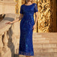 Sequin Mermaid Round Neck Dress