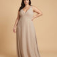 Silvarelle Flattering Plus Size Sheath Chiffon Dress with Lightweight Fabric for Wedding -N0368