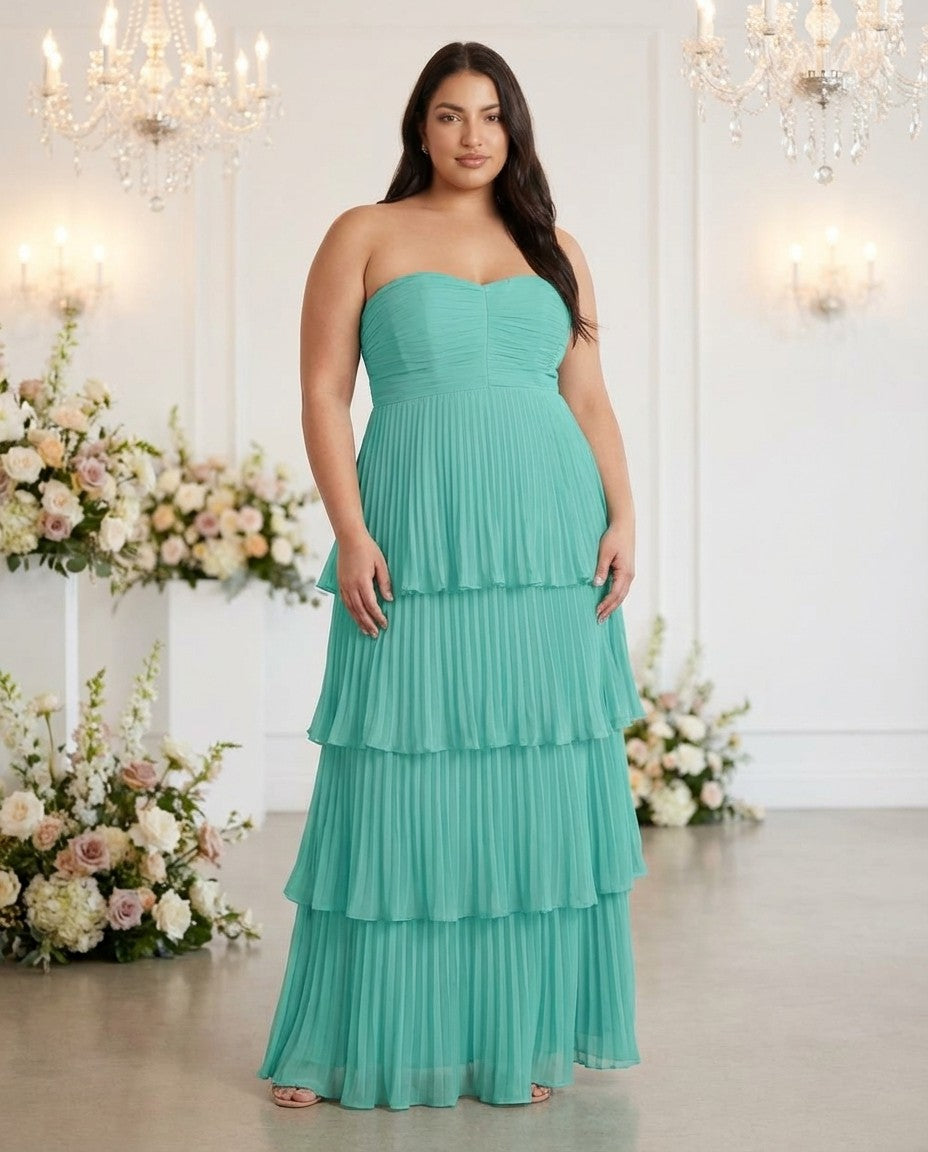 Chantarae Plus Size Off The Shoulder Mesh Bridesmaid Dress Leg Slit Curvy Friendly Sheath Gown For Wedding Party -N0370