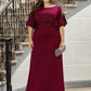 Simple Plus Size Bodycon Maxi Mermaid Wedding Guest Dress