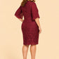 Plus Size Mother of the Bride Dress with Floral Embroidery and Chiffon Sleeves Elegant Formal Gown