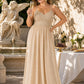 Plus Size Bridesmaid Evening Gown with Sequins Lace and Elegant Open Back A-Line Dress Maxi