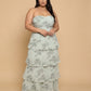 Chantarae Elegant Plus Size A-Line Chiffon Bridesmaid Dress - N0376