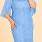 Plus Size Mother of the Bride Dress with Floral Embroidery and Chiffon Sleeves Elegant Formal Gown