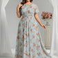 Plus Size Simple Chiffon Pleated A-Line Bridesmaid Dress