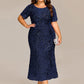 Sequin Mermaid Round Neck Dress