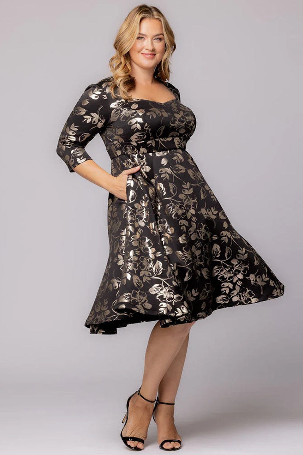Royal Sweetheart Cocktail Dress