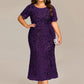 Plus Size Sequin Mermaid Formal Dress