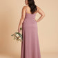 Silvarelle Plus Size Timeless Lace Sheath Floor Length Chiffon Bridesmaid Dress -N0366