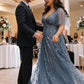 Plus Size Floor Length Formal Evening Gowns for Weddings