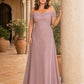Plus Size Off Shoulder Lace Embroidered A-Line Mother of the Evening Gown Elegant Formal Wear