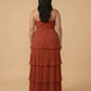 Chantarae Sophisticated Plus Size A-Line Chiffon Bridesmaid Gown - N0374