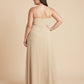 Silvarelle Flattering Plus Size Sheath Chiffon Dress with Lightweight Fabric for Wedding -N0368