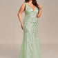 Plus Size Maxi Sequin Formal Dresses & Gowns