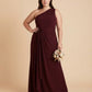 Whisperfall Plus Size Sculpting Panel One Shoulder Bridesmaid Dress - N0321