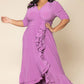 Veronica Ruffled Evening Gown