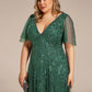Plus Size Floor Length Formal Evening Gowns for Weddings