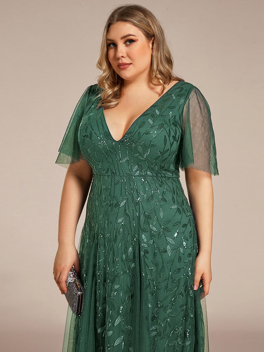 Plus Size Floor Length Formal Evening Gowns for Weddings