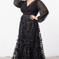 Blossoming Beauty Mesh Evening Gown