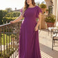 Avenleigh Plus Size Elegant A-Line Bridesmaid Dress with Pleated Chiffon for Wedding - N0340