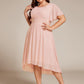 Plus Size Flowy Chiffon Bridesmaid Dress