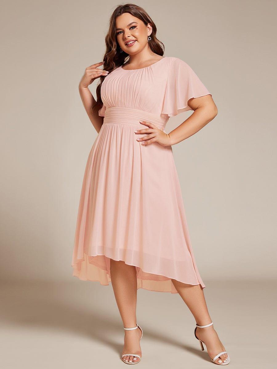Plus Size Flowy Chiffon Bridesmaid Dress