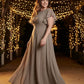 Avenleigh Plus Size Romantic A-Line Chiffon Pleated Bridesmaid Dress for Wedding - N0328