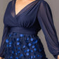 Blossoming Beauty Mesh Evening Gown