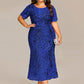 Plus Size Sequin Mermaid Formal Dress