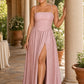 Plus Size Floral Burnout Bridesmaid Dress with Removable Straps and Lace Up Back