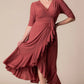 Veronica Ruffled Evening Gown