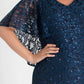 Celestial Cape Sleeve Gown