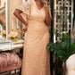 Celestial Cape Sleeve Gown