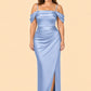 Bridesmaid Maxi Dress with Detachable Bra and Flattering Slit