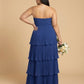 Chantarae Plus Size Off The Shoulder Mesh Bridesmaid Dress Leg Slit Curvy Friendly Sheath Gown For Wedding Party -N0370
