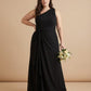 Whisperfall Plus Size Sculpting Panel One Shoulder Bridesmaid Dress - N0321