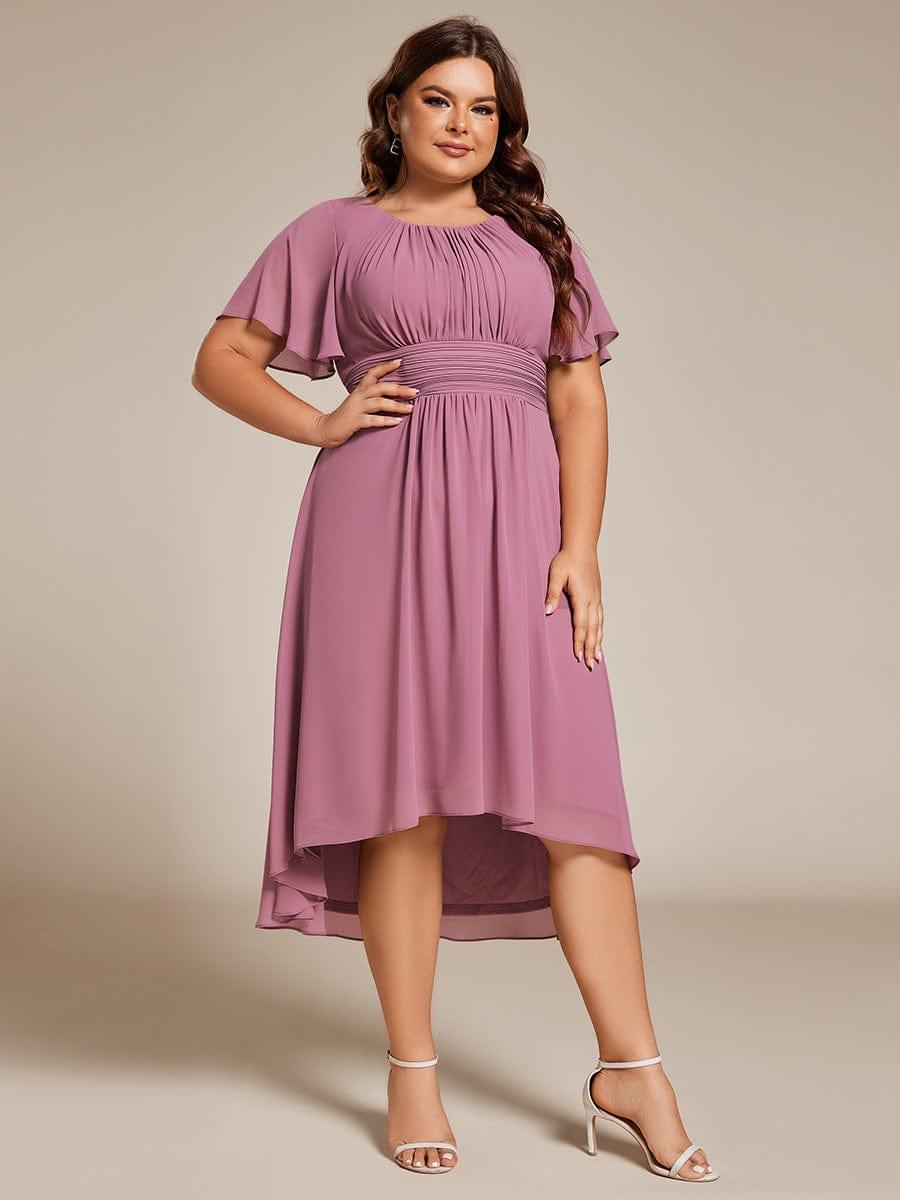 Plus Size Flowy Chiffon Bridesmaid Dress