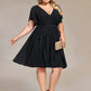 Plus Size Tie-Waist Bridesmaid Dress