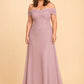 Plus Size Off Shoulder Lace Embroidered A-Line Mother of the Evening Gown Elegant Formal Wear