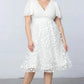 Pretty Petals Mesh Cocktail Dress