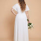 Avenleigh Plus Size Classic A-Line Chiffon Bridesmaid Dress Floor Length for Wedding - N0329