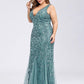 Plus Size Maxi Sequin Formal Dresses & Gowns