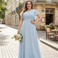 Avenleigh Plus Size Minimalist A-Line Chiffon Bridesmaid Dress with  Silhouette -N0337