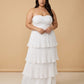 Chantarae Plus Size Elegant Chiffon Bridesmaid Dress with Flowing Silhouette for Wedding -N0371