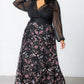 Isabella Embroidered Mesh Gown