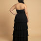 Chantarae Plus Size Elegant Chiffon Bridesmaid Dress with Flowing Silhouette for Wedding -N0375