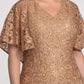 Celestial Cape Sleeve Gown