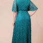 Luminous Sequin Lace Long Gown