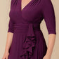 Veronica Ruffled Evening Gown