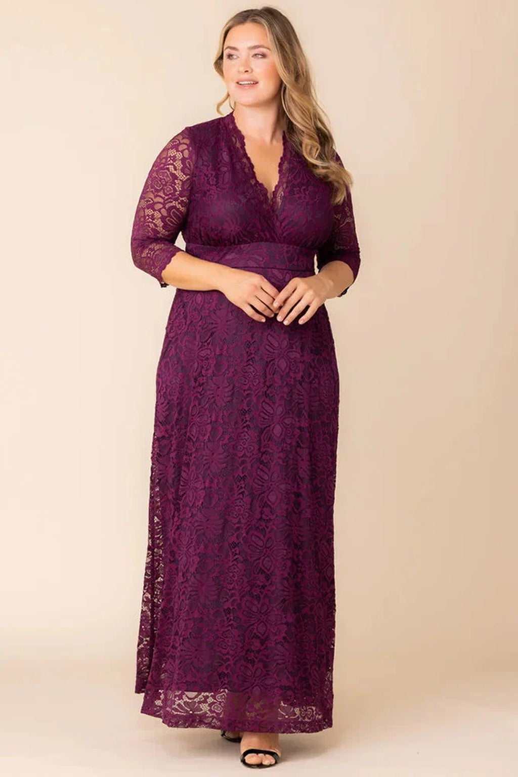 Maria Lace Evening Gown